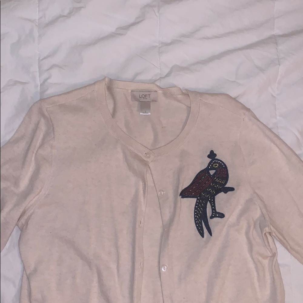 LOFT size large cardigan